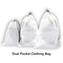 Ultralight Dual Pocket Clothing Stuff Sack Organizer by Hilltop Packs LLC
