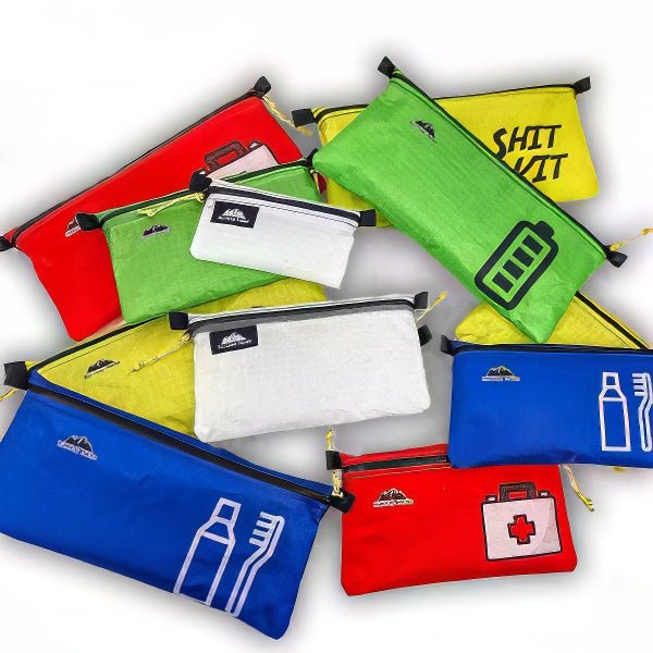 Ultralight Zipper Pouch Organizer Patterns (Series 1) by Hilltop Packs LLC