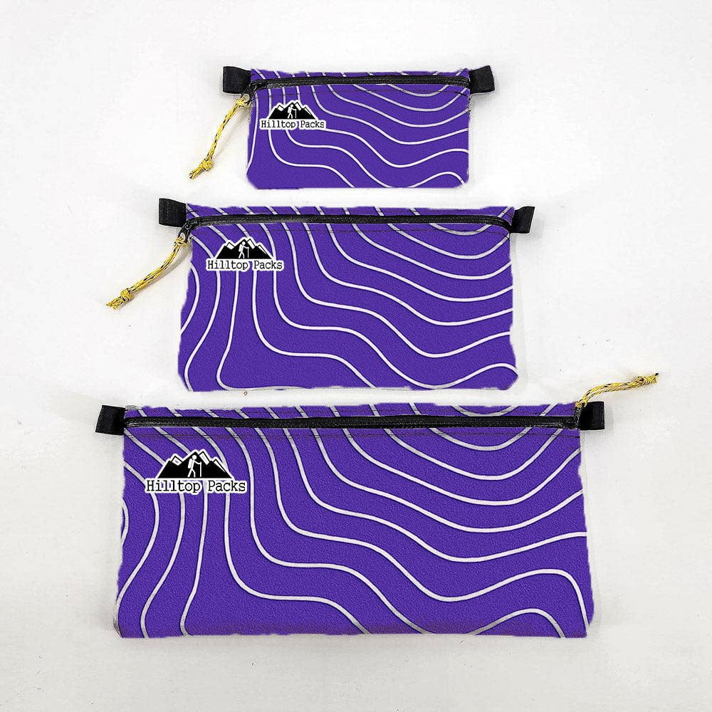 Ultralight Zipper Pouch Organizer Patterns (Series 3) by Hilltop Packs LLC