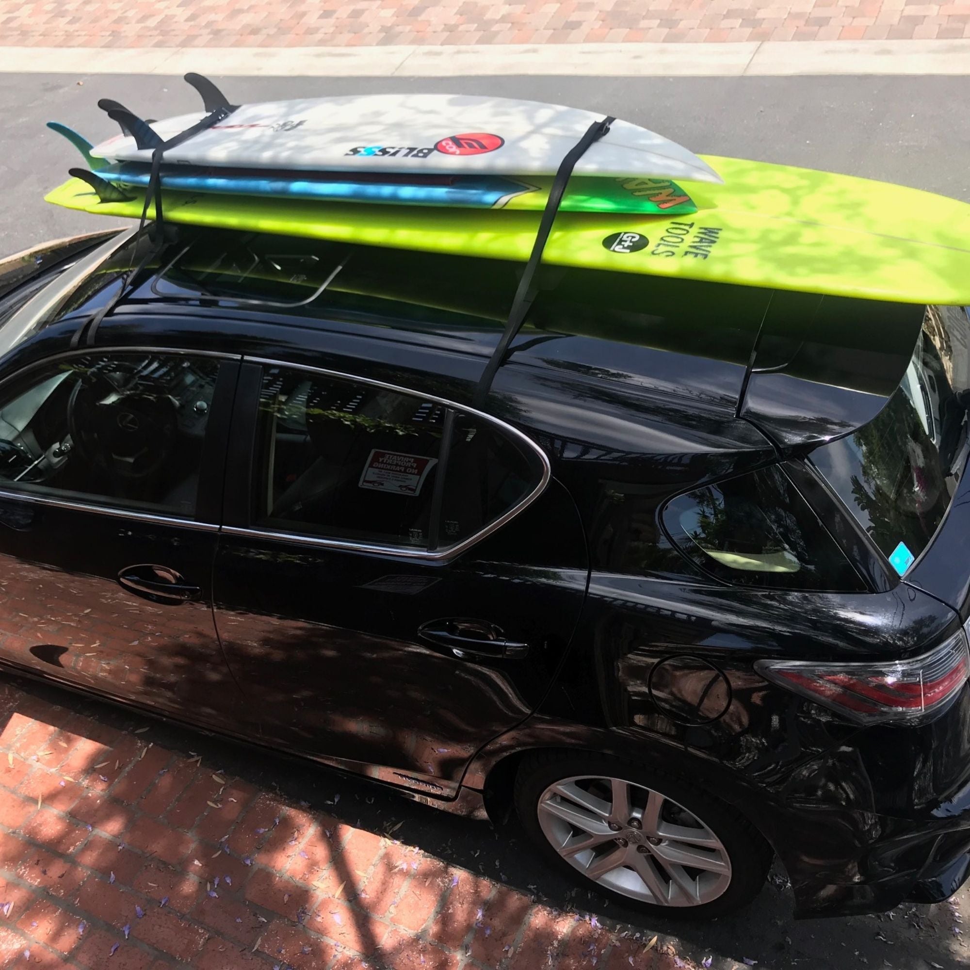COR Surf Soft Car Racks | Universal Fit Roof Rack for Surf, SUP Canoe or Kayak — view 8