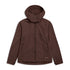 Bergans Vega Windbreaker Jacket Women shown in brown with hood and front pockets