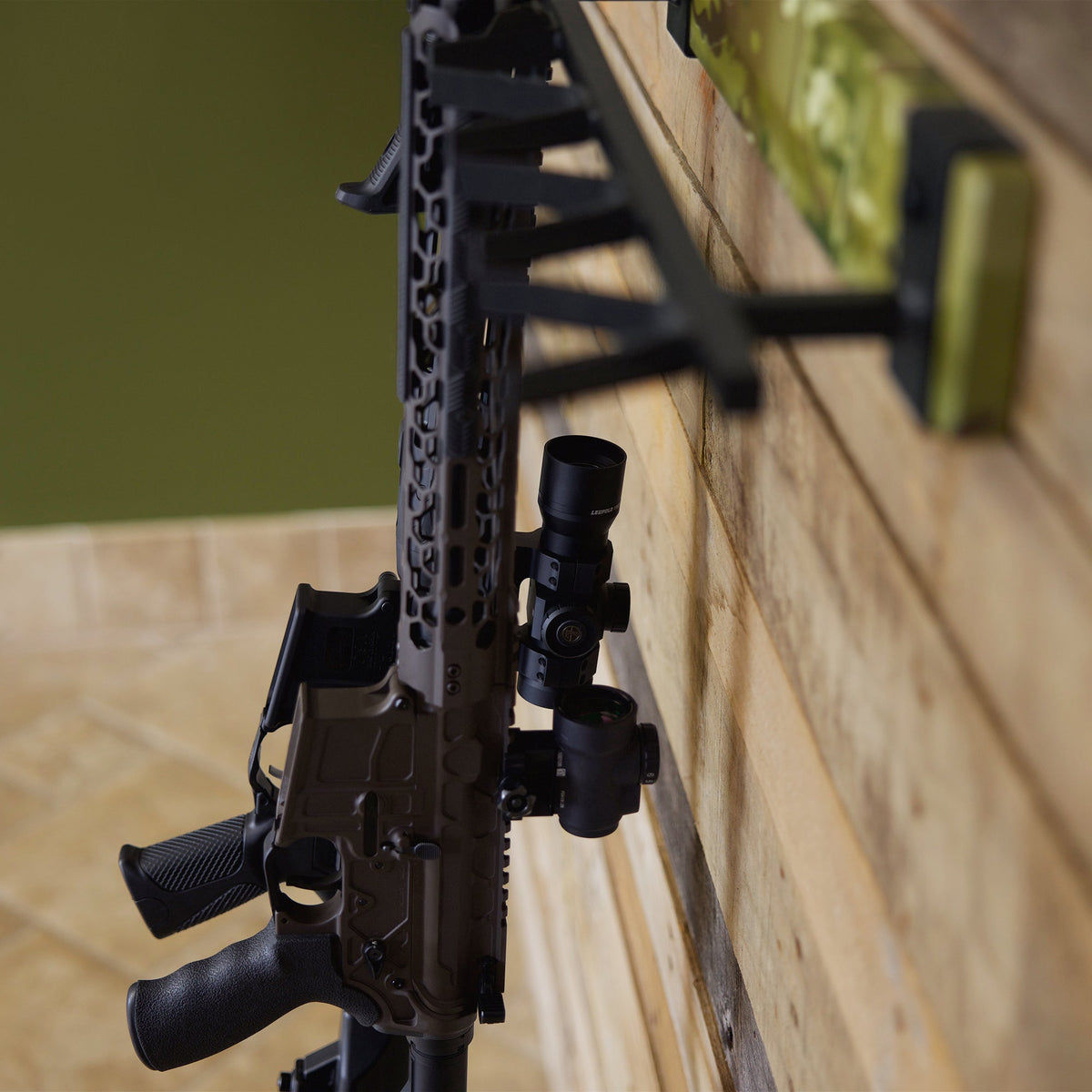 FORGE Firearm Rack | Wall Mount Display | 5 Slots | MultiCam - product view 5