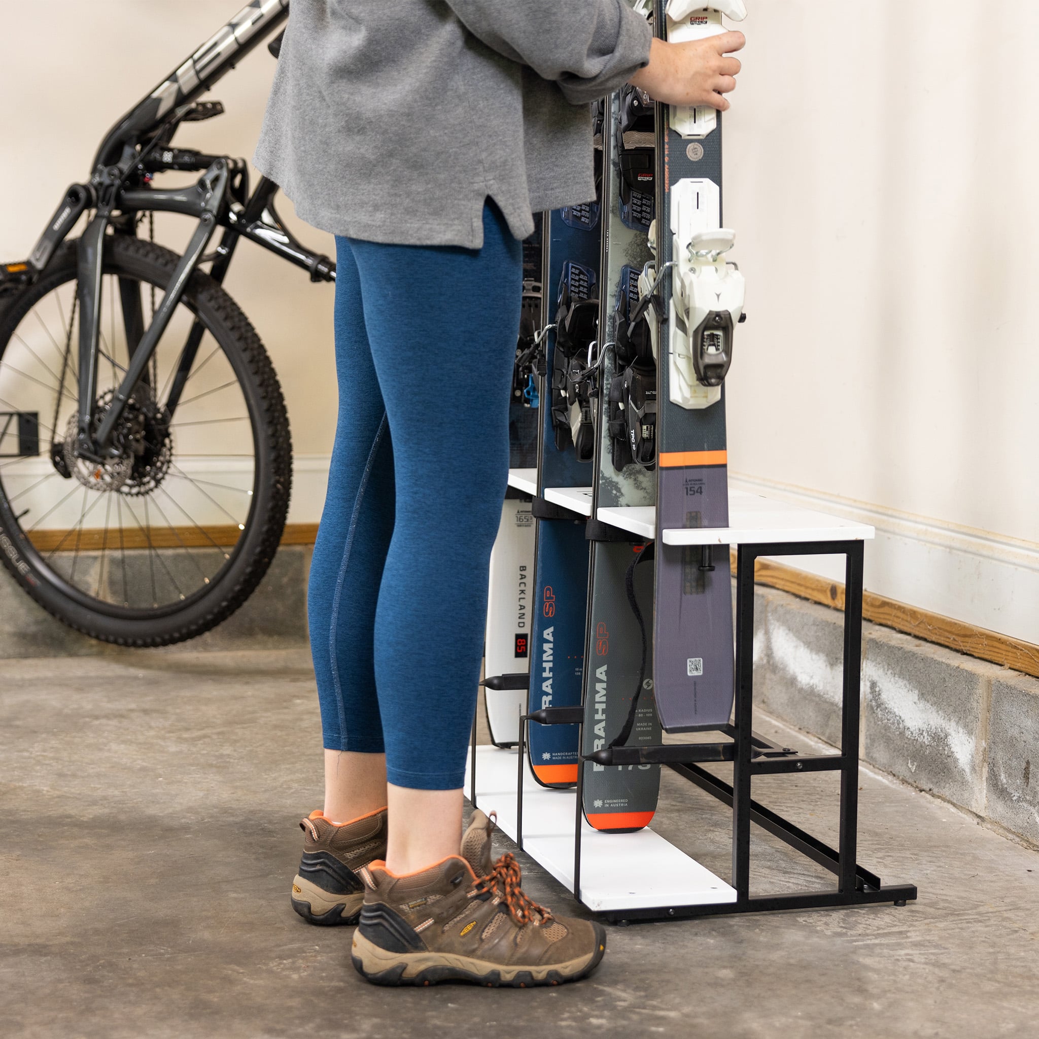 StoreYourBoard Wasatch 4-Pair Ski & Pole Organizer — product view 4
