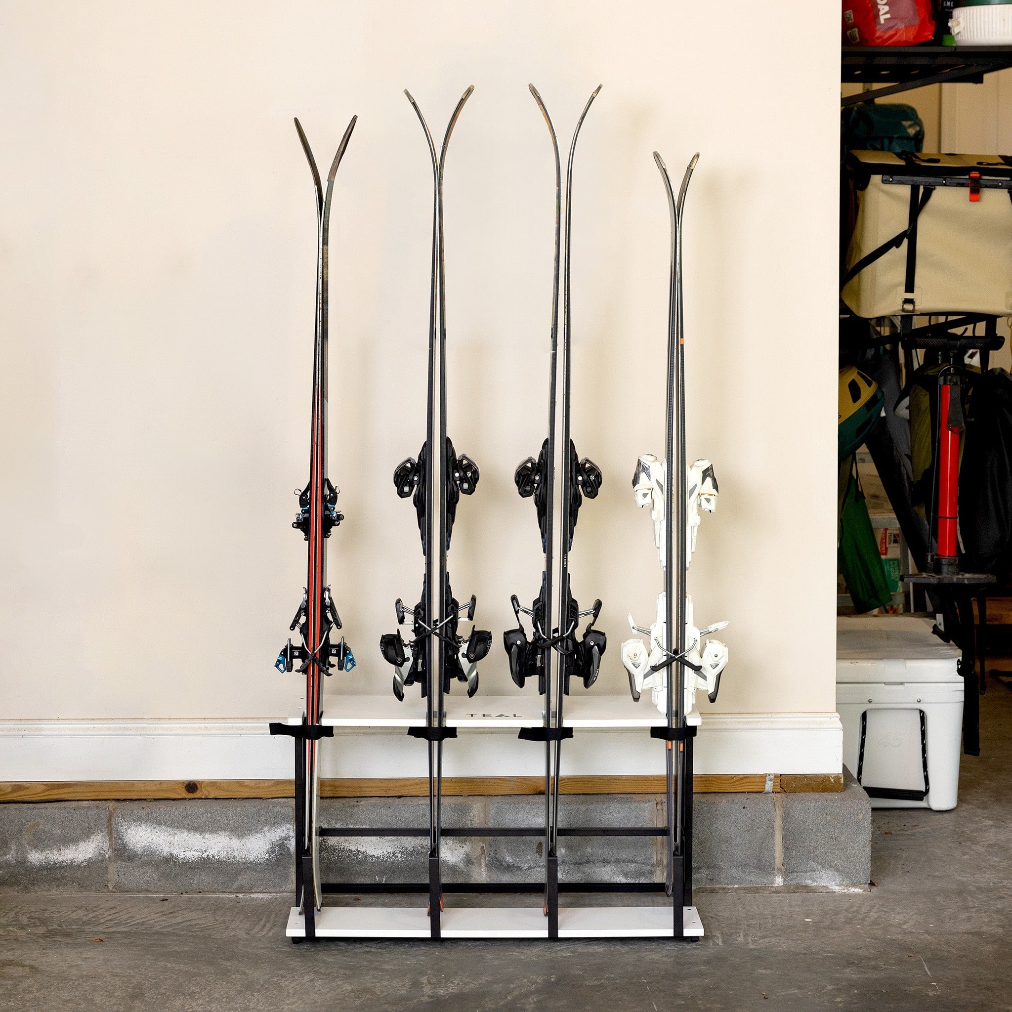 StoreYourBoard Wasatch 4-Pair Ski & Pole Organizer — product view 5
