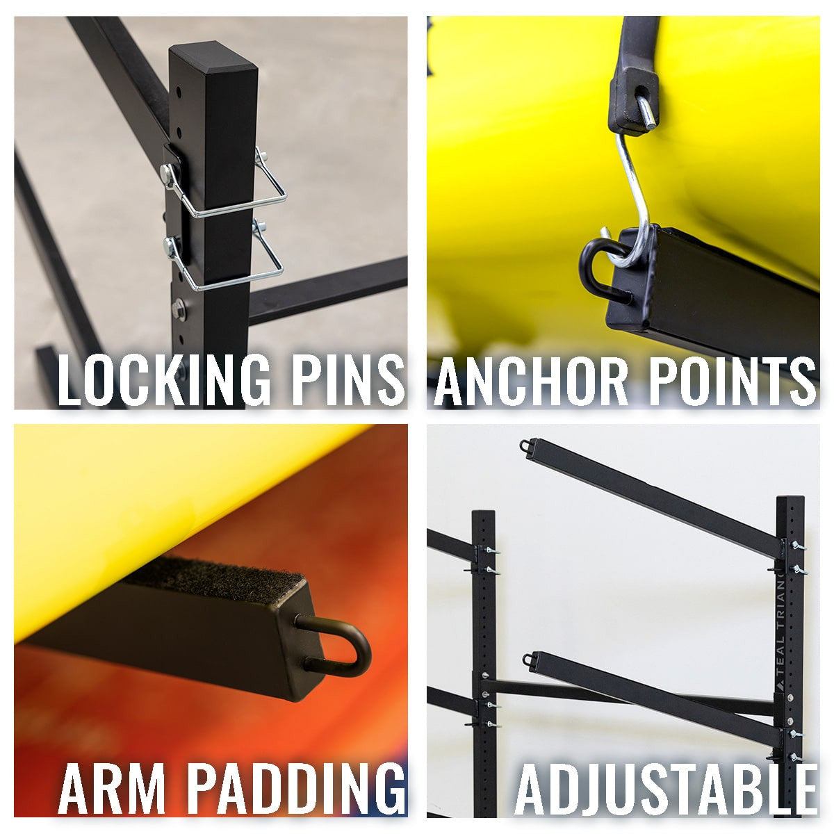 G-Surfboard & SUP Rack | Indoor-Outdoor Storage | 2 Levels - product view 3