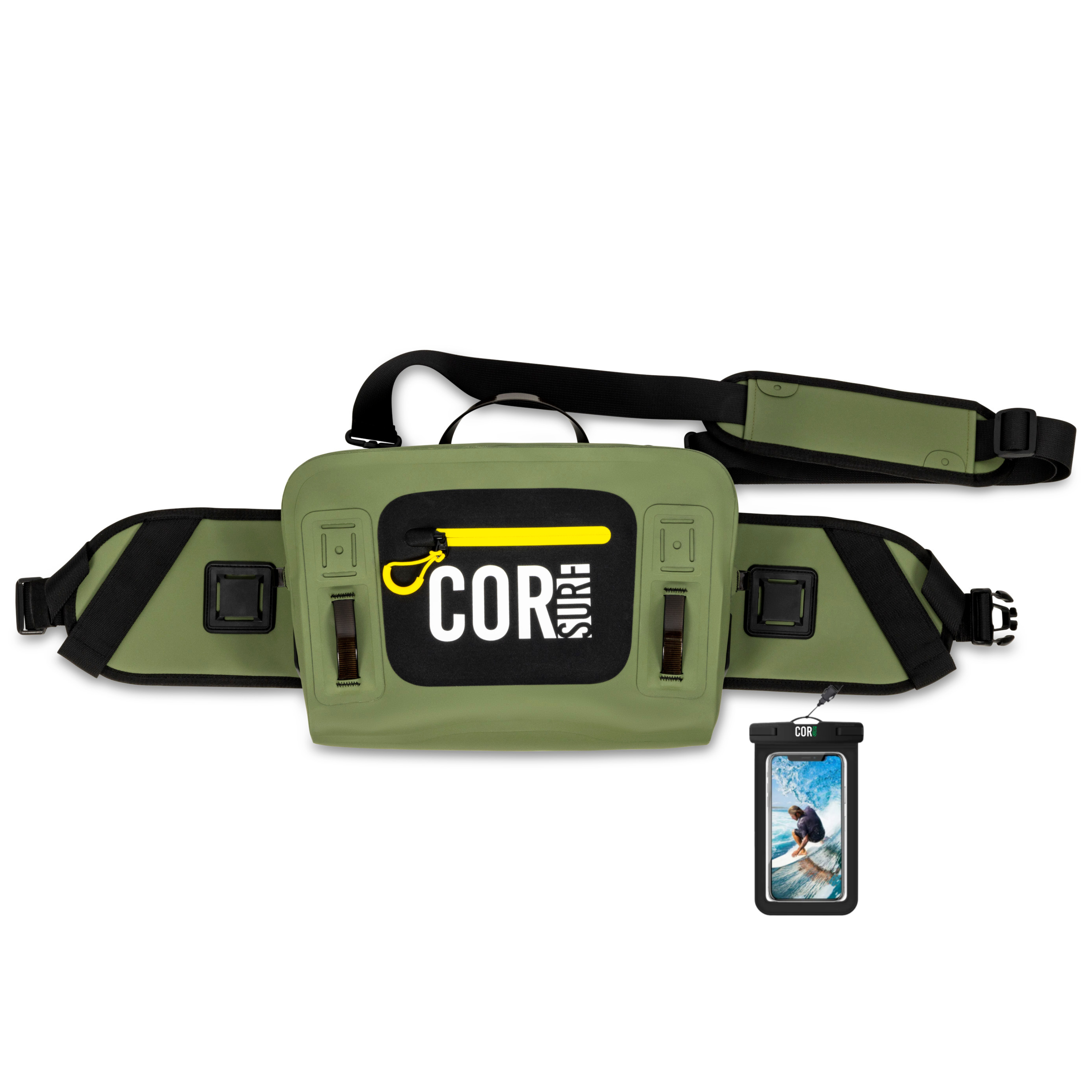 COR Surf Molokai Waterproof Lumbar Pack - 8L (Free IPX8 Cell Phone Case) — view 3