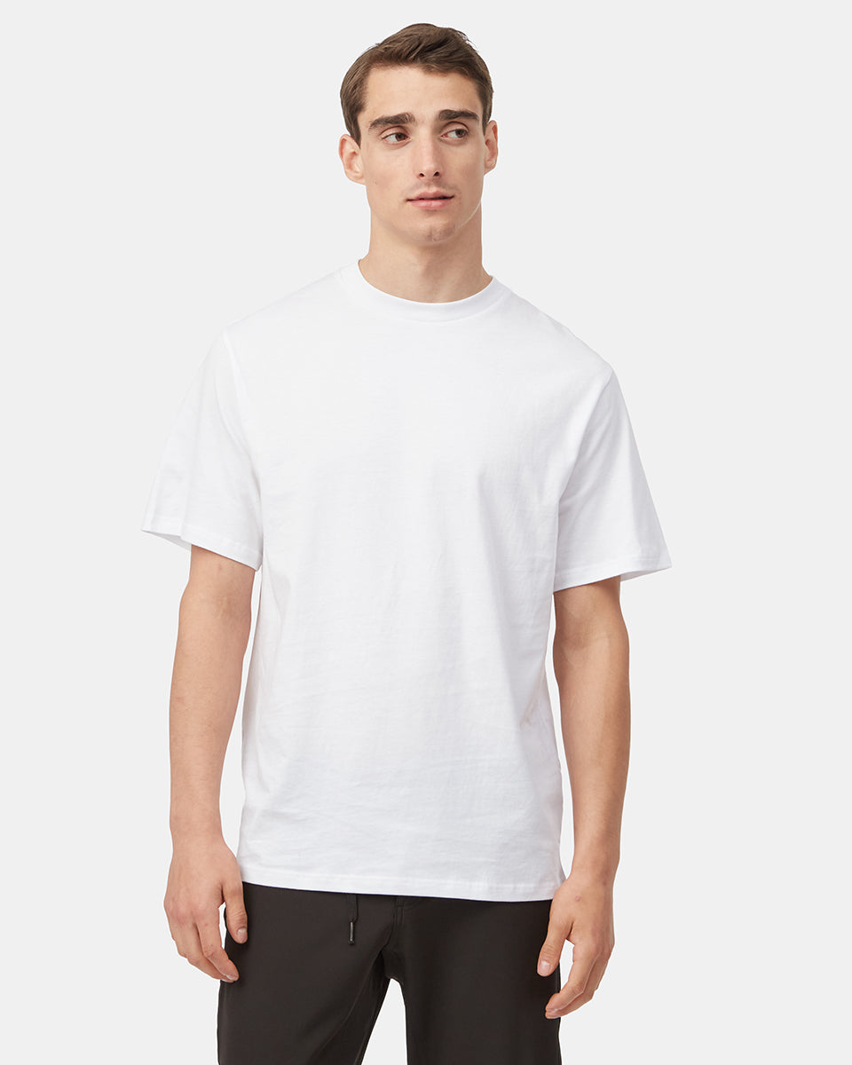 Tentree Organic Cotton Relaxed T-Shirt - White