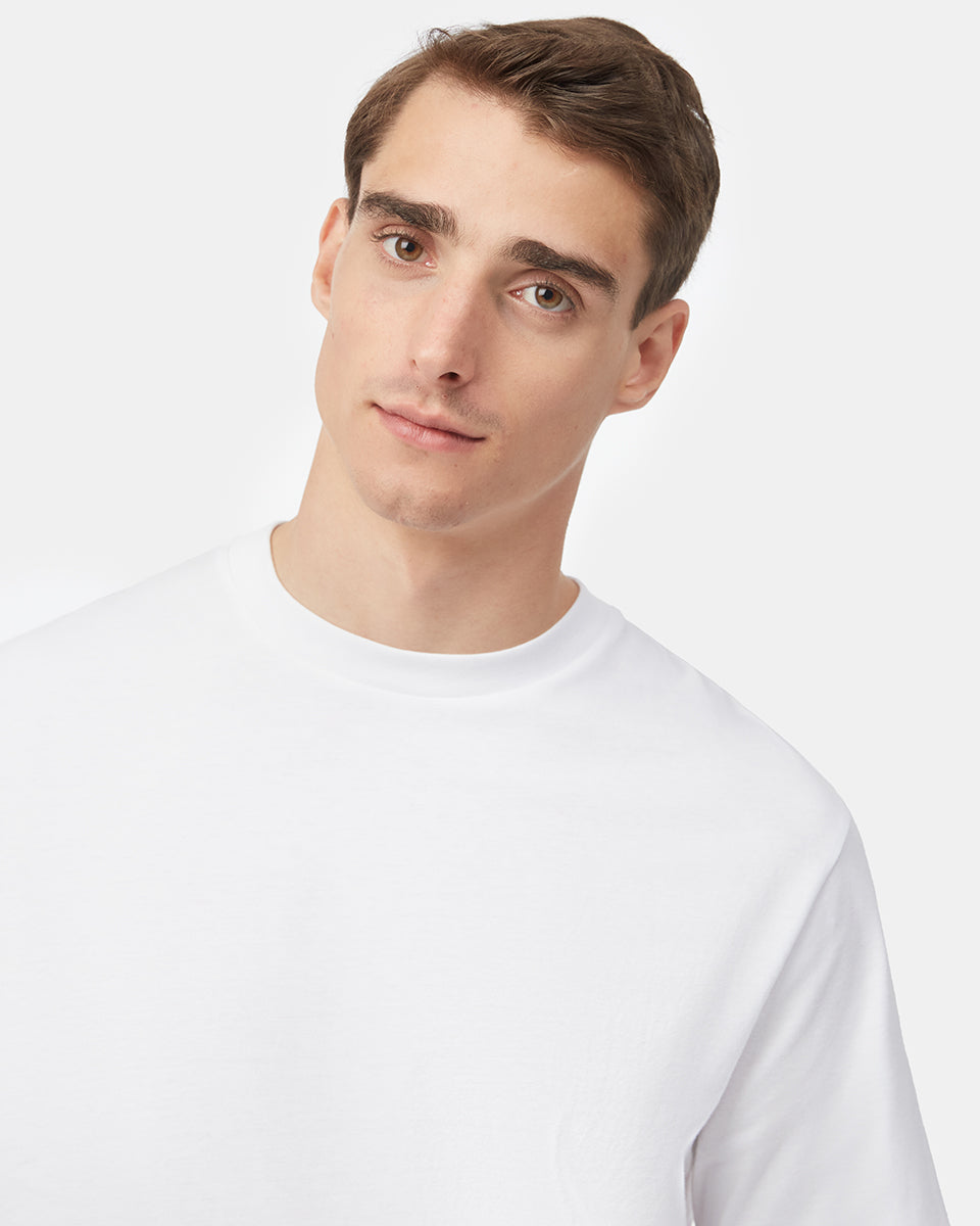 Tentree Organic Cotton Relaxed T-Shirt - White