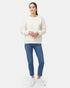 Tentree Women's Ecoloft Crew - Cloud White