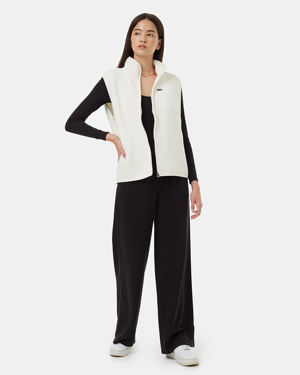 Tentree Women's Ecoloft Vest - Cloud White