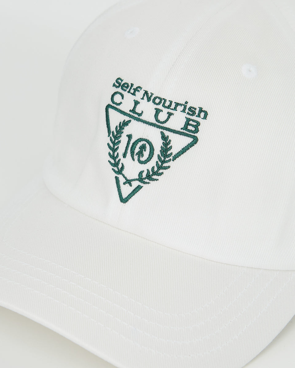 Tentree Self Nourish Club Peak Hat - Undyed North Sea