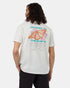 Tentree Ungendered Monarch Highway T-Shirt - Cloud White Firecracker