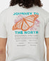 Tentree Ungendered Monarch Highway T-Shirt - Cloud White Firecracker