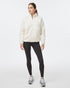 Tentree Women's Ecoloft Half Zip - Cloud White