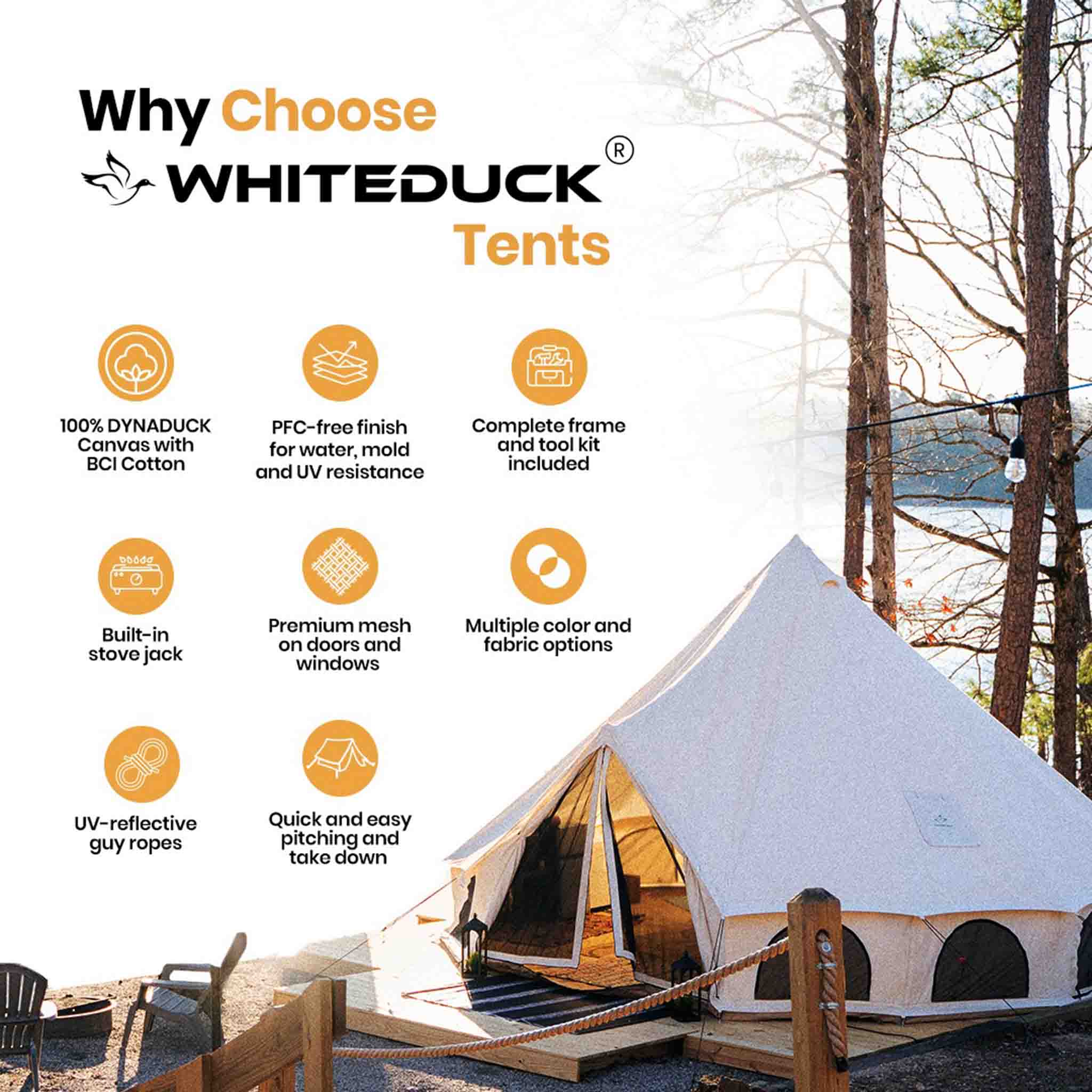 White Duck 13' Avalon Bell Tent