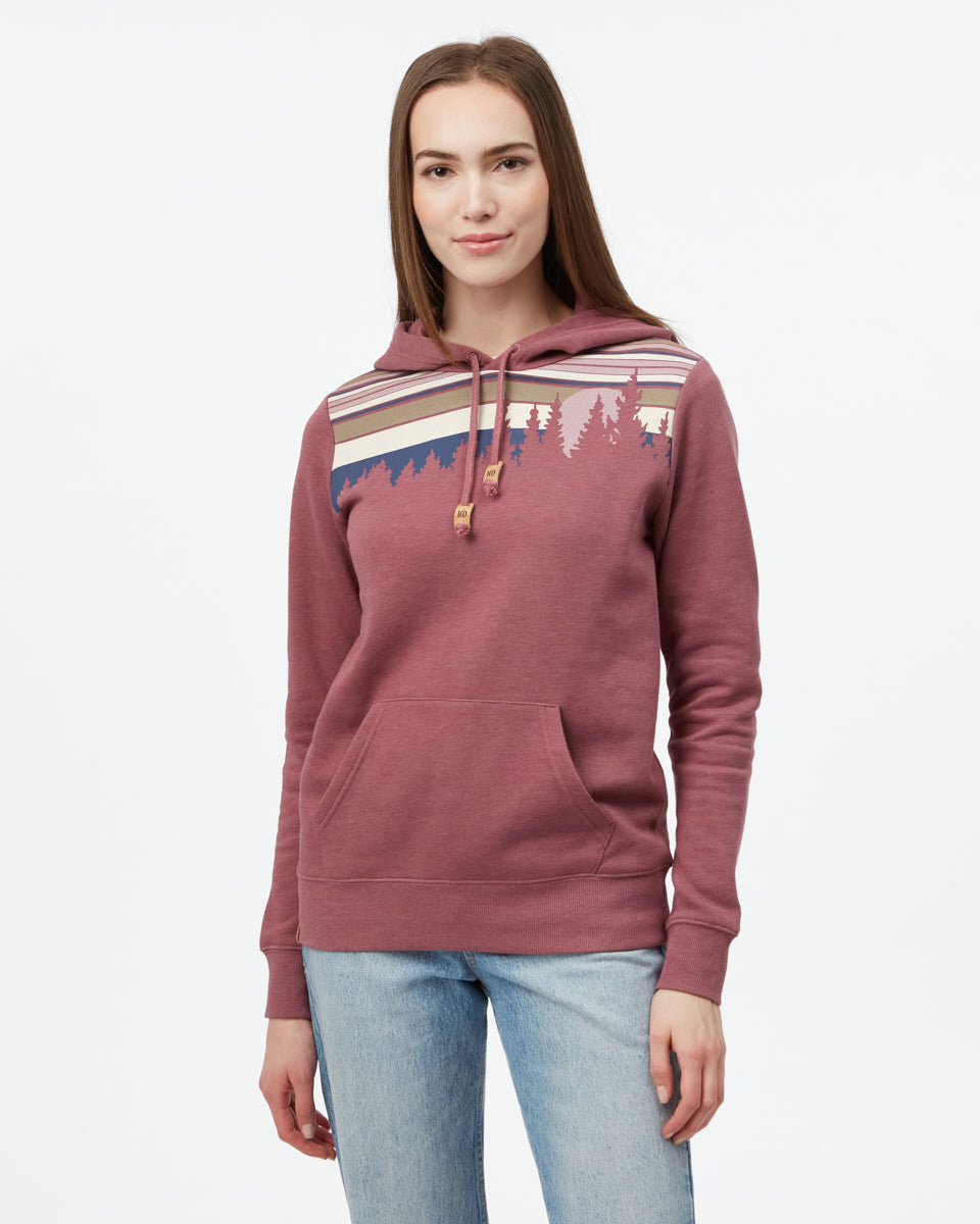 Tentree Retro Juniper Hoodie - Crushed Berry Heather