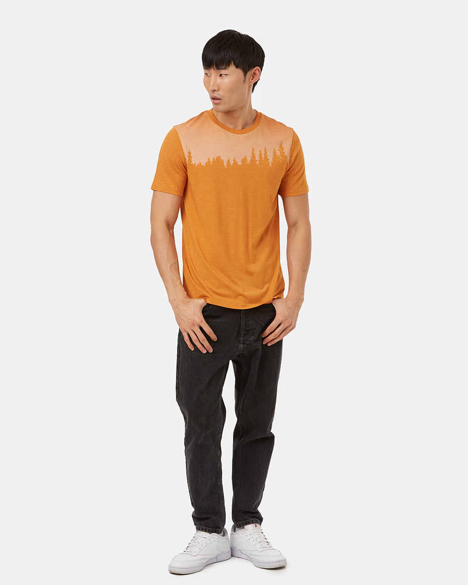 Tentree Men's Juniper T-Shirt - Golden Oak Heather White
