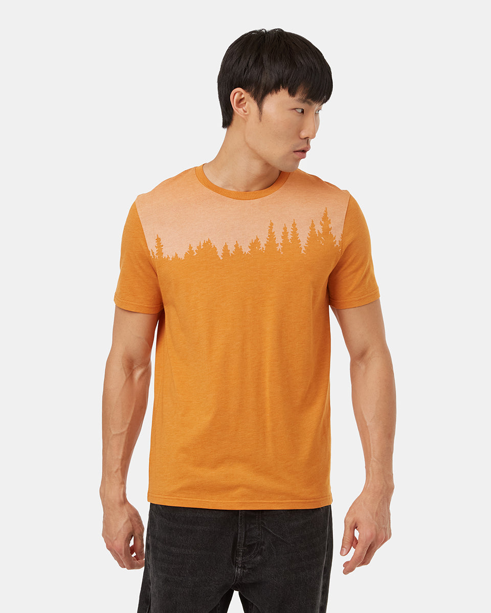 Tentree Men's Juniper T-Shirt - Golden Oak Heather White
