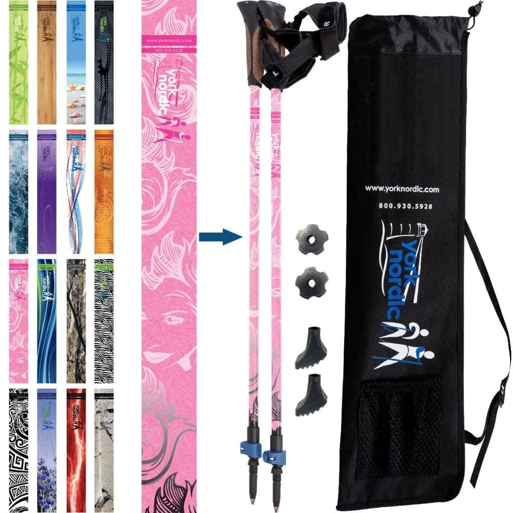 York Nordic Classic Nordic Walking Poles by York Nordic