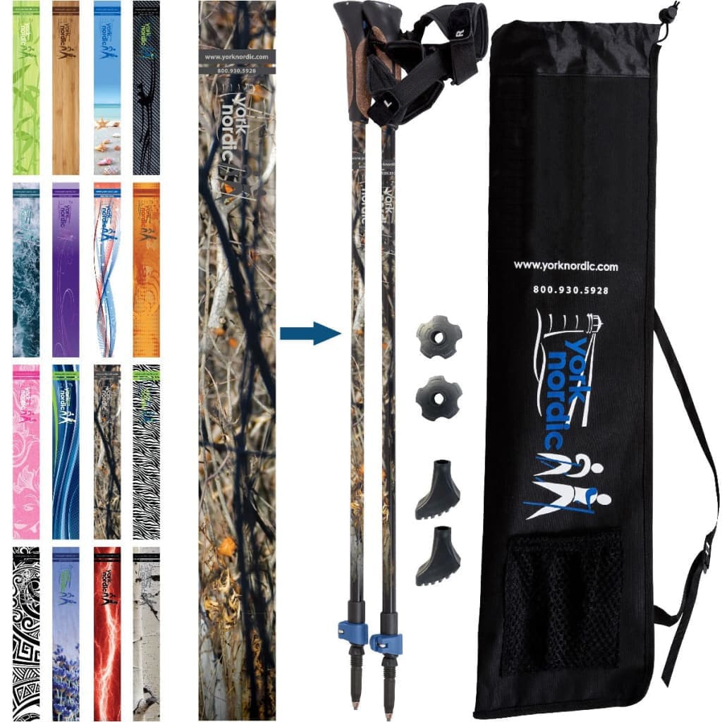 York Nordic Classic Nordic Walking Poles by York Nordic