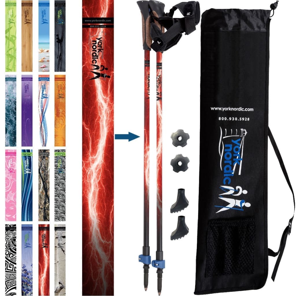 York Nordic Classic Nordic Walking Poles by York Nordic