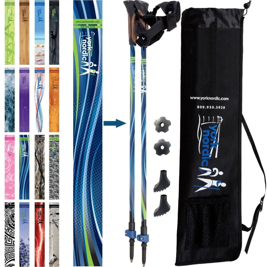 York Nordic Classic Nordic Walking Poles by York Nordic