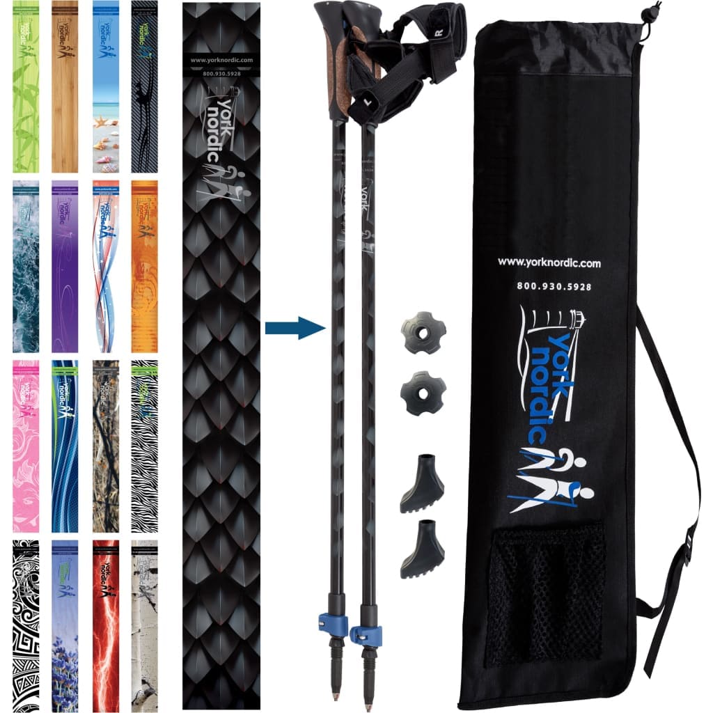 York Nordic Classic Nordic Walking Poles by York Nordic