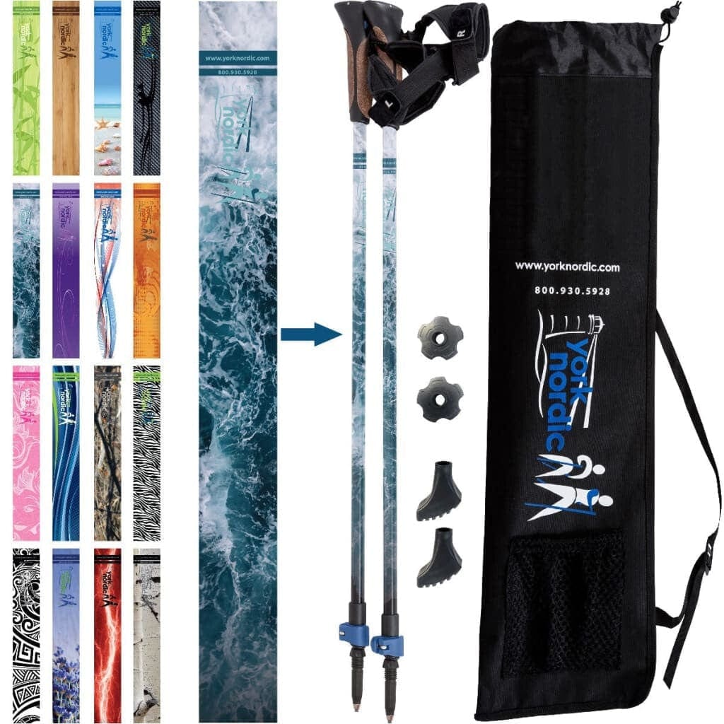 York Nordic Classic Nordic Walking Poles by York Nordic