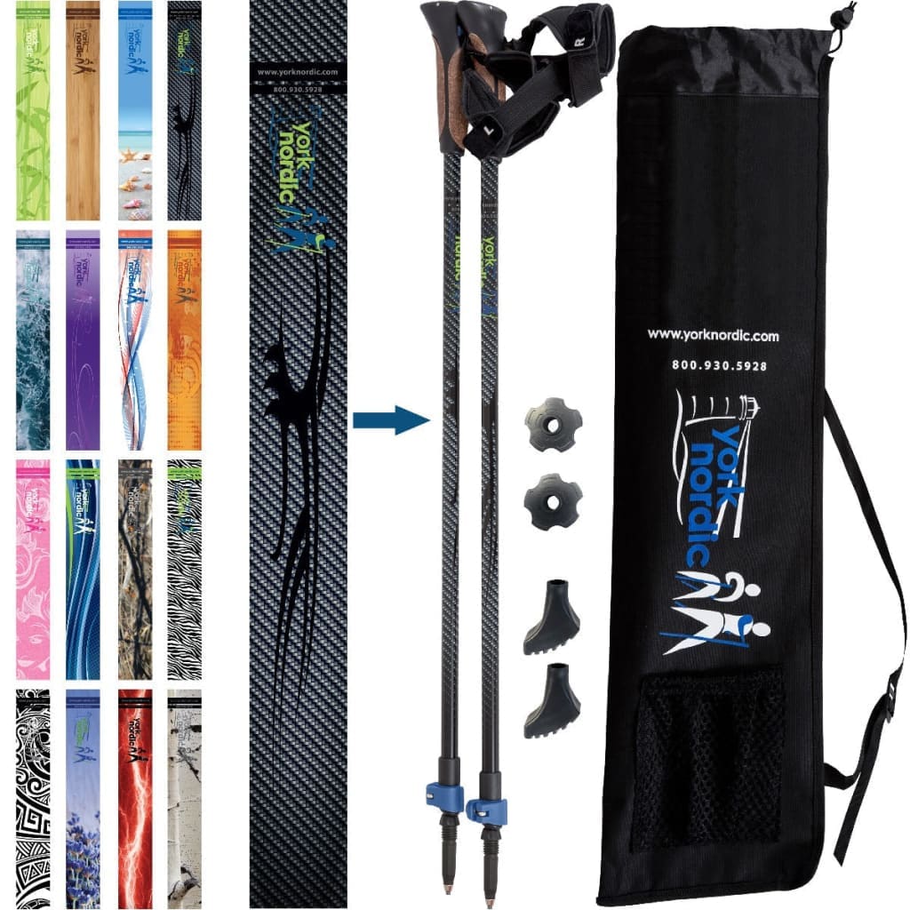 York Nordic Classic Nordic Walking Poles by York Nordic