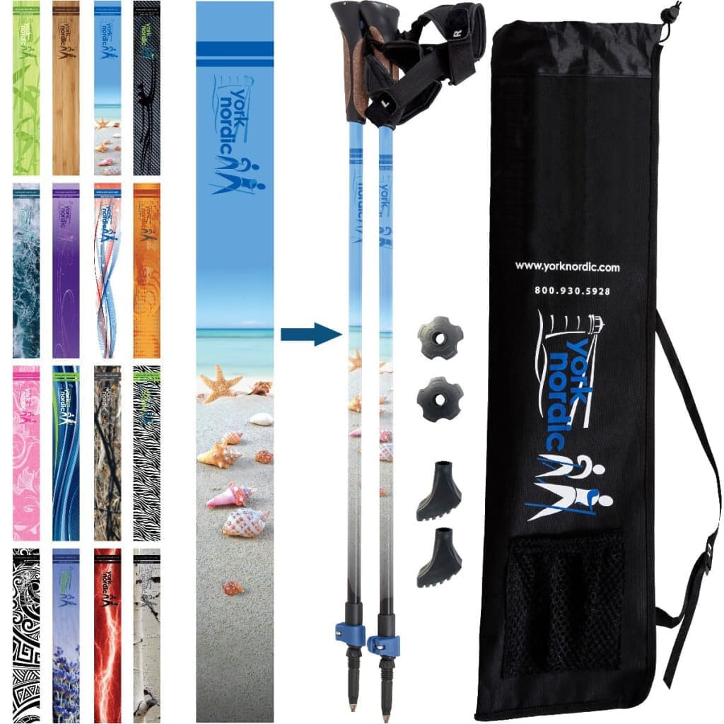 York Nordic Classic Nordic Walking Poles by York Nordic