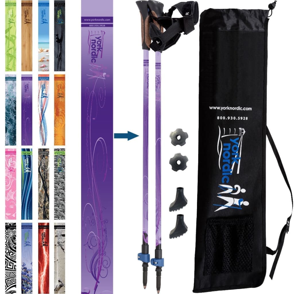York Nordic Classic Nordic Walking Poles by York Nordic