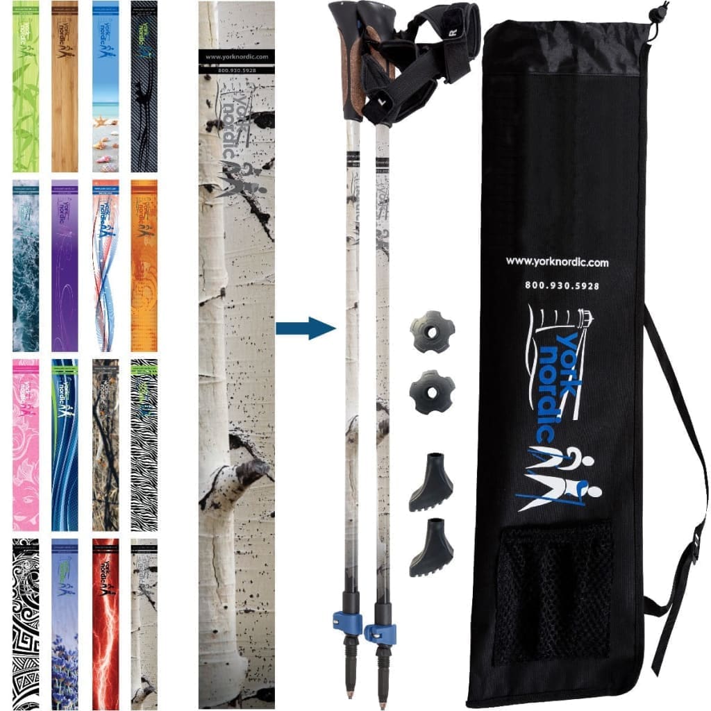 York Nordic Classic Nordic Walking Poles by York Nordic