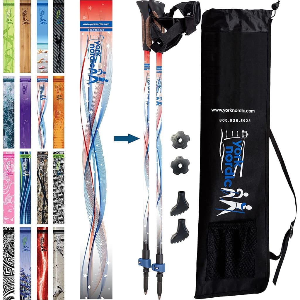 York Nordic Classic Nordic Walking Poles by York Nordic