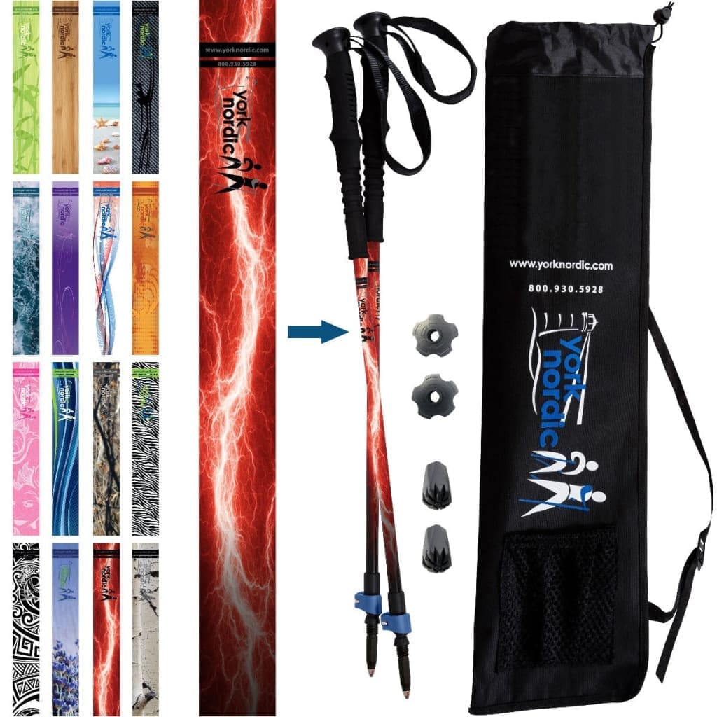 York Nordic Casual Trek Hiking & Walking Poles by York Nordic