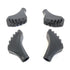 York Nordic V-Tread Nordic Rubber Tips — 4 Pack by York Nordic