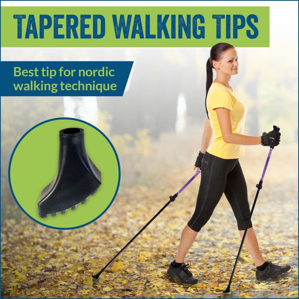 York Nordic V-Tread Nordic Rubber Tips — 4 Pack by York Nordic
