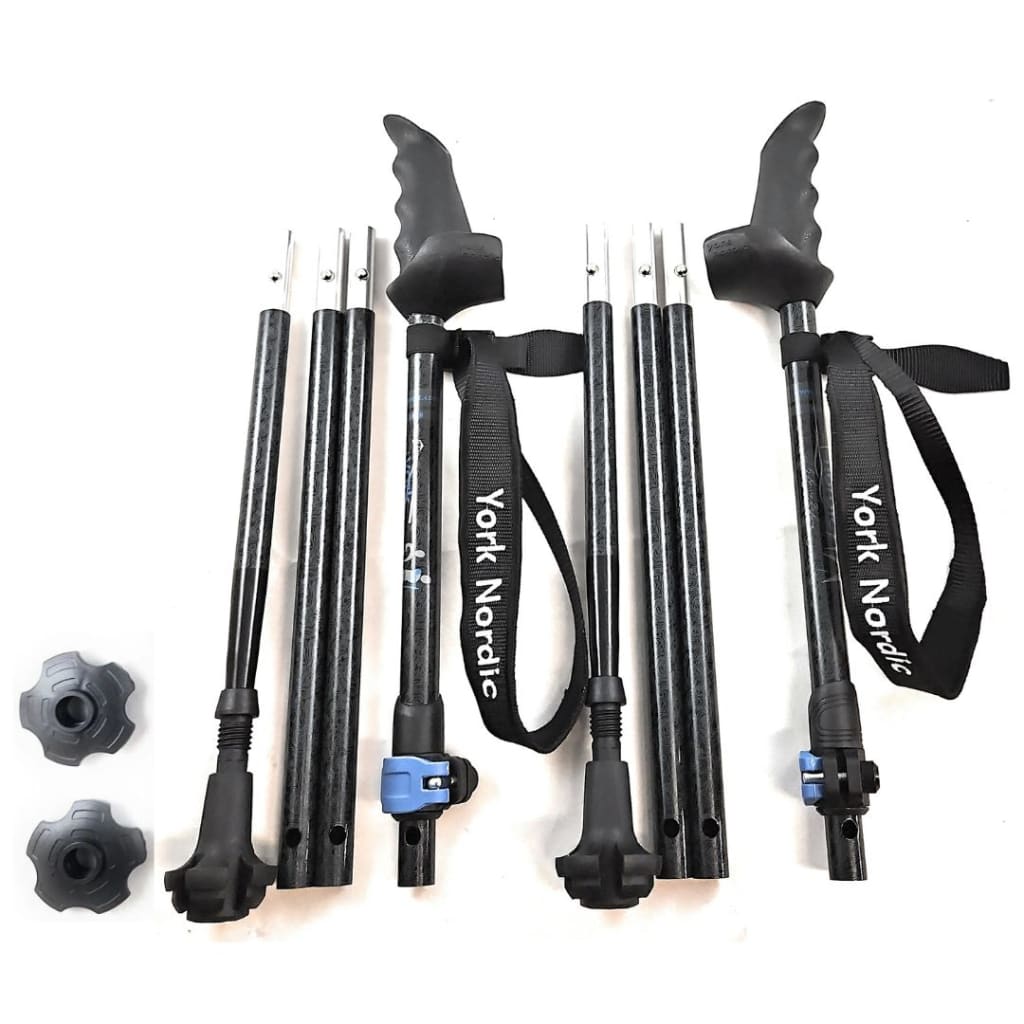York Nordic Motivator Super Duty Swift Connect Travel Poles by York Nordic