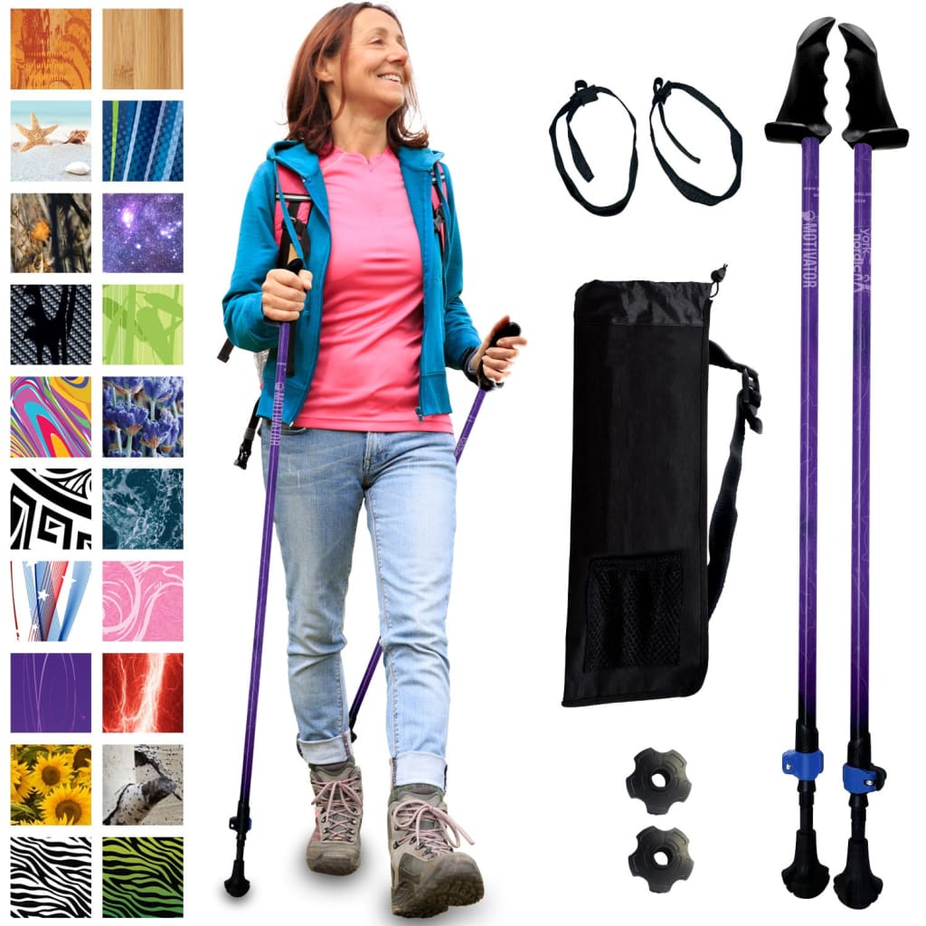 York Nordic Motivator Walking Poles by York Nordic