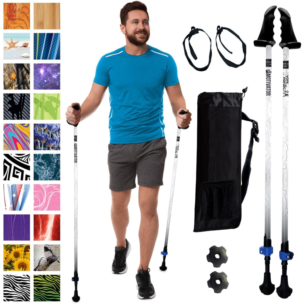 York Nordic Motivator Walking Poles by York Nordic