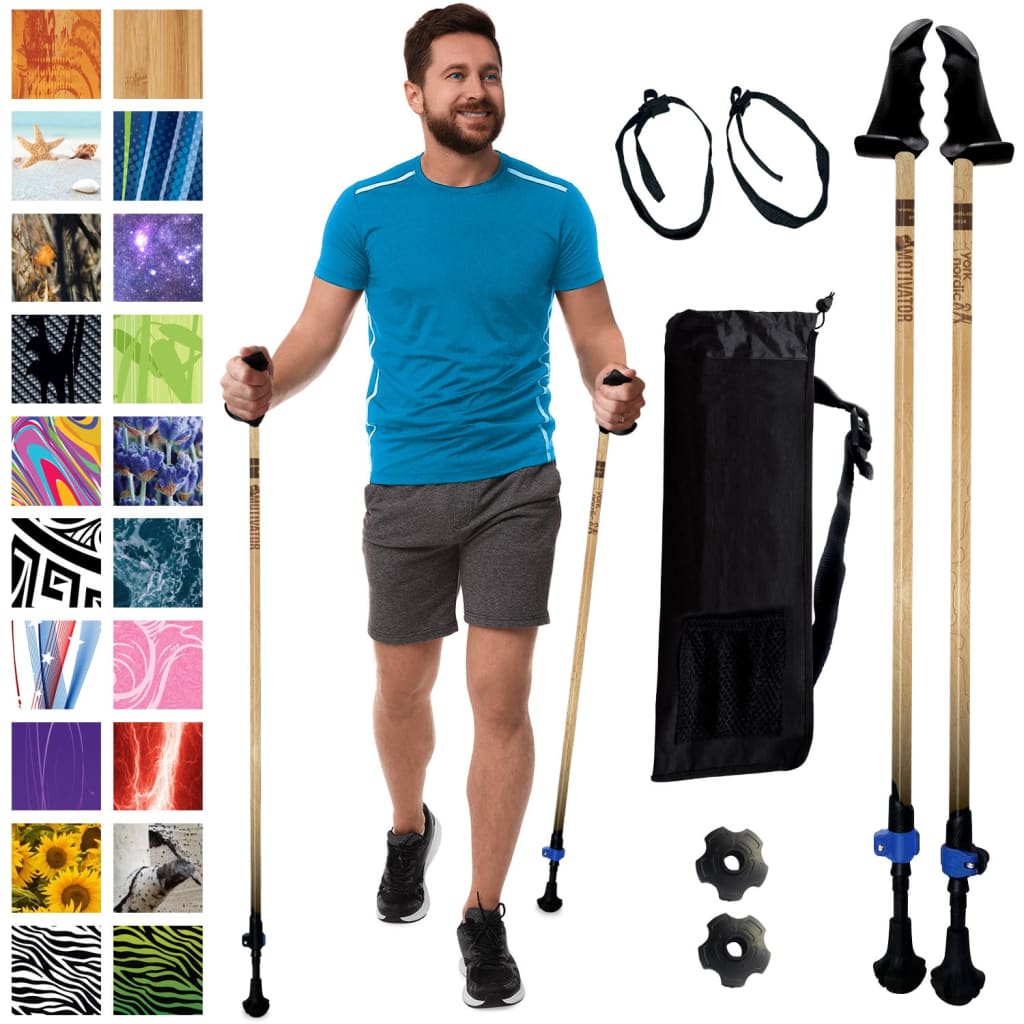 York Nordic Motivator Walking Poles by York Nordic