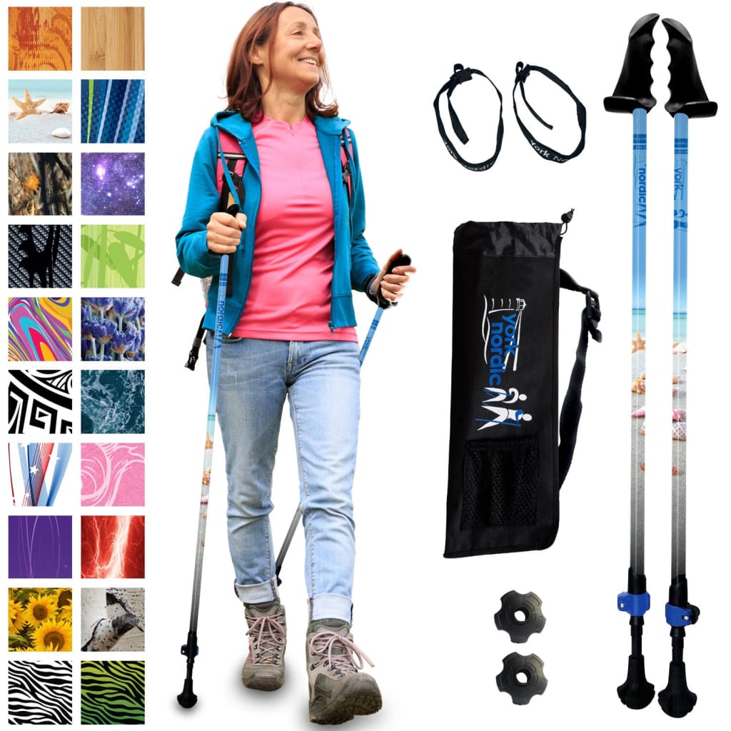 York Nordic Motivator Walking Poles by York Nordic