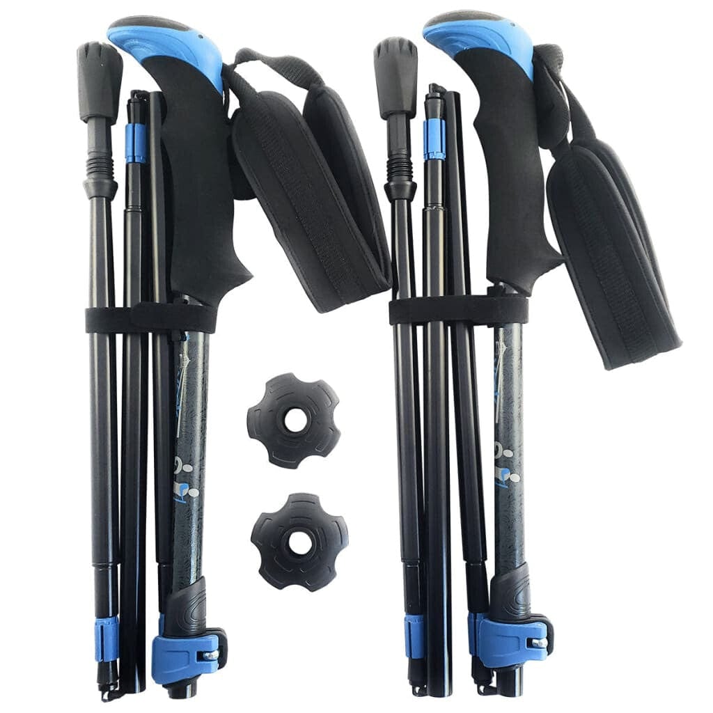 York Nordic Folding Travel Walking & Hiking Poles by York Nordic