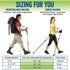 York Nordic Folding Travel Walking & Hiking Poles by York Nordic