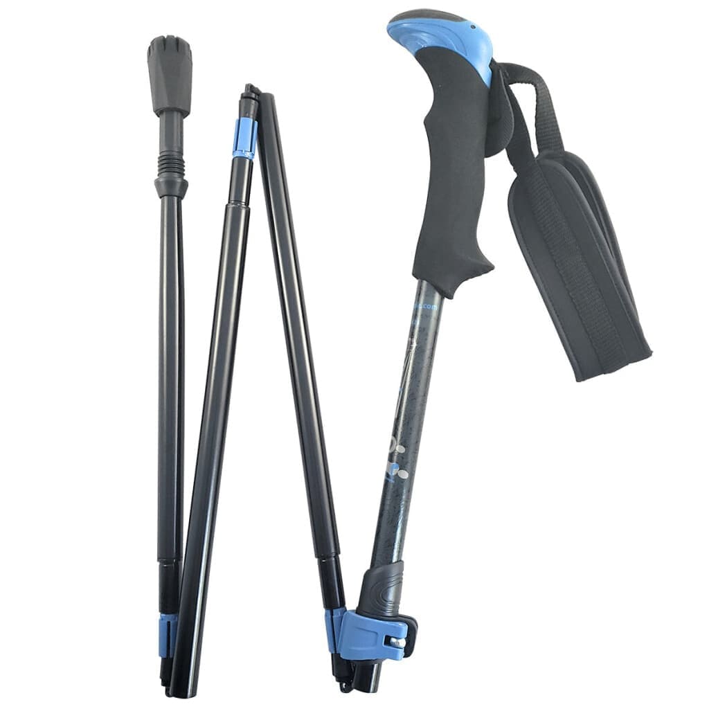 York Nordic Folding Travel Walking & Hiking Poles by York Nordic